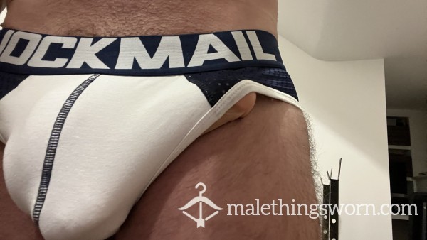 Jockmail Men’s Undies In Blue And White