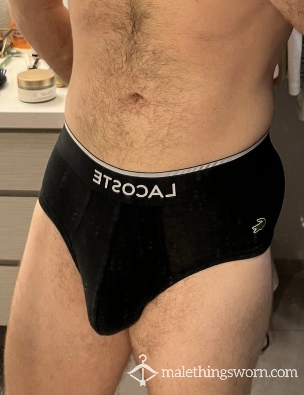 Lacoste Tight Briefs Worn For Long Work Day