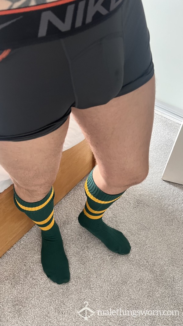 Lads Green Rugby Socks