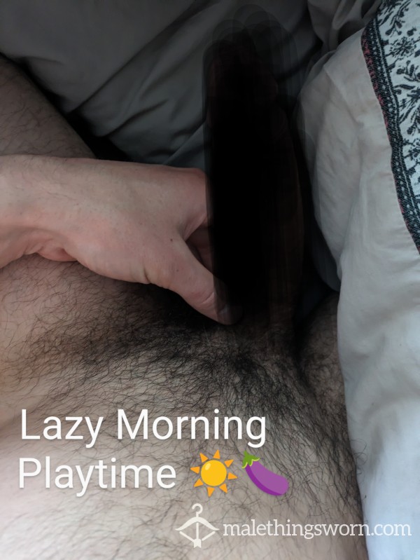Lazy Morning Playtime ☀️🍆