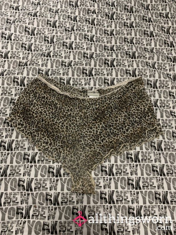Leopard Print Sleep Wear Panties