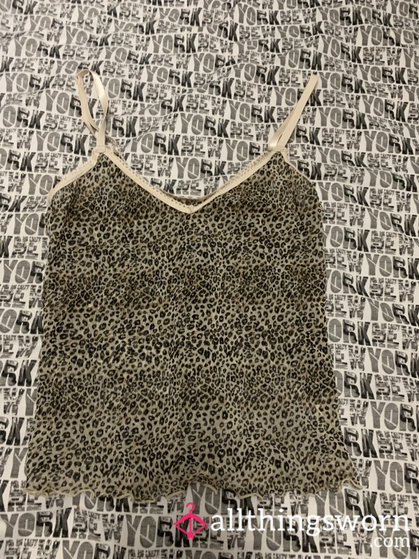 Leopard Print Sleepwear Top