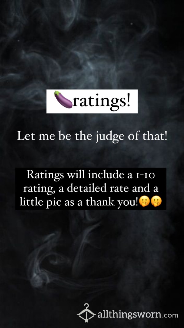 🍆 Let Me Rate You 🍆