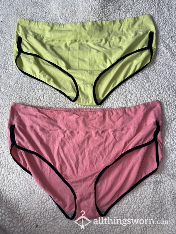 LIME , Full Coverage, High Waisted, Soft, Black Lining Panties