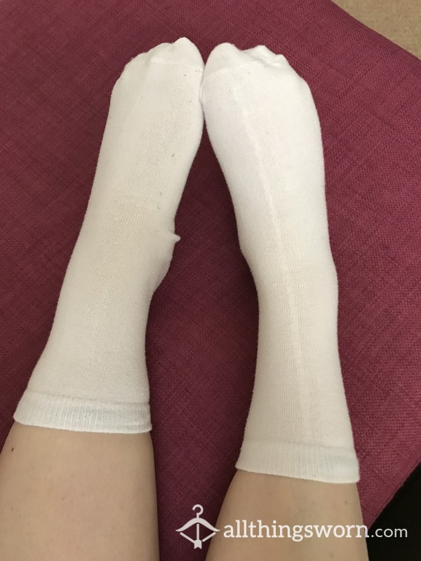 Little White Schoolgirl Socks