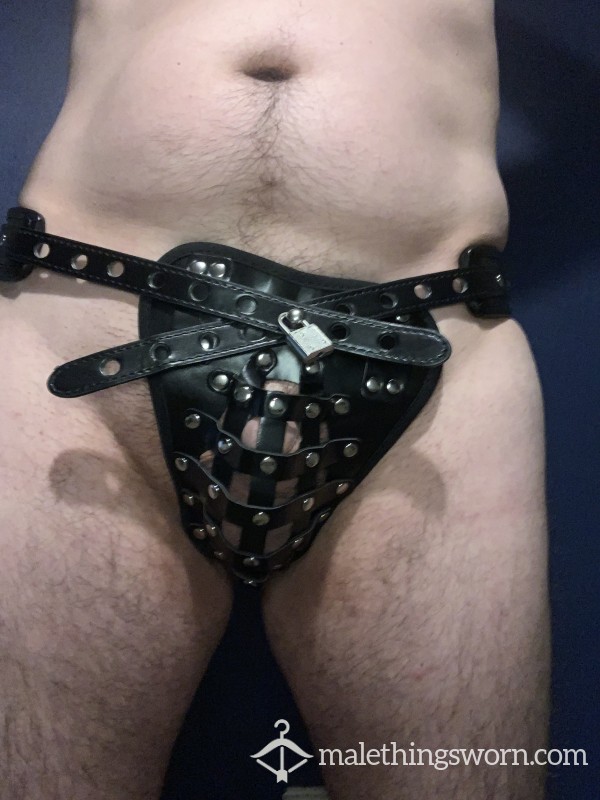 Lock And Key Chastity Thong