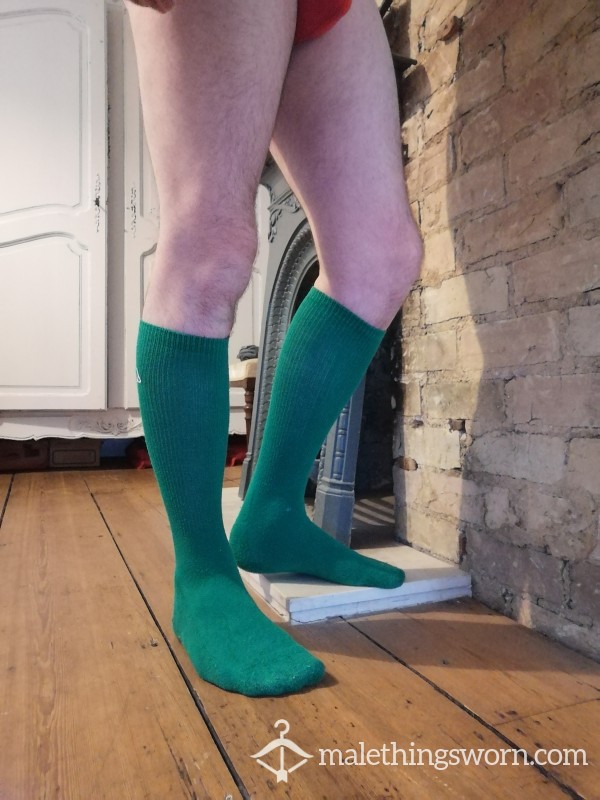 Long Green Socks Rugby/football Socks