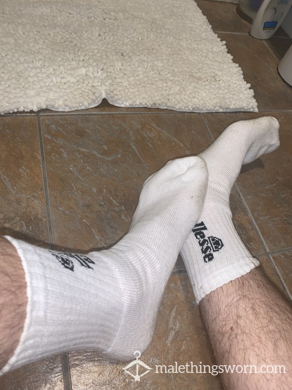 Long White Socks