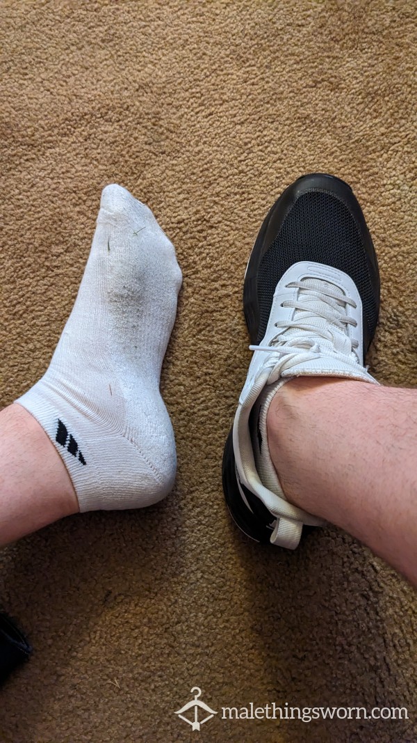 LOW CUT SOCKS! 2 Alpha Workouts Down! 2 To Go! They Already Stink Outside Of The Shoes! DM To Reserve?
