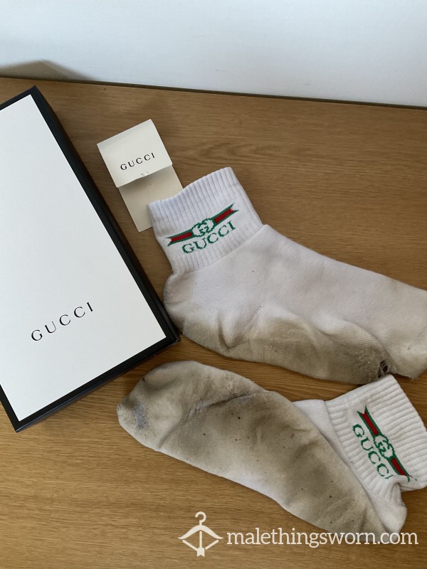 SALE! Luxury , Authentic Gucci Socks, Nasty Well Used