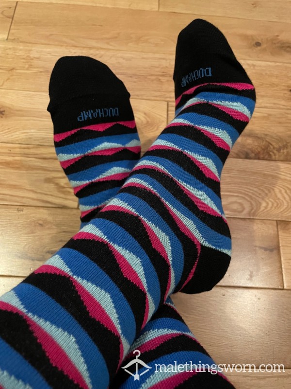Luxury Duchamp London Funky Patterned Dress Socks, You Want To Sniff A Bit of Class? photo