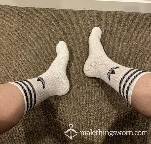 Made To Order - White Sports Socks
