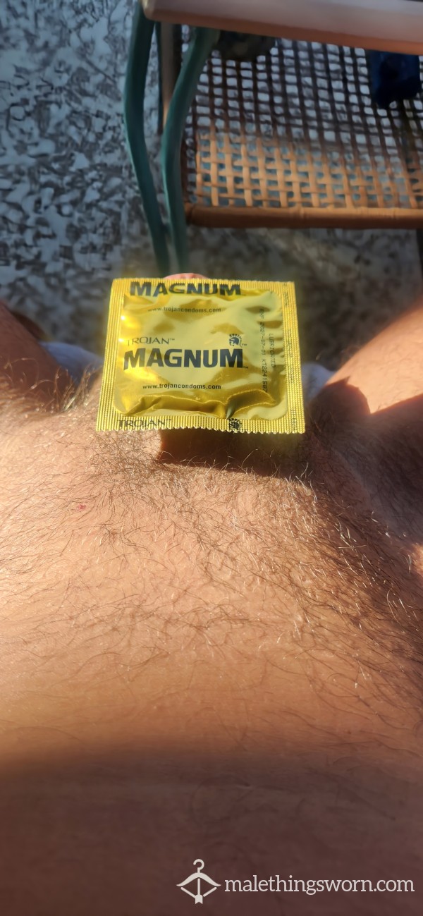 Magnum Filled Condom