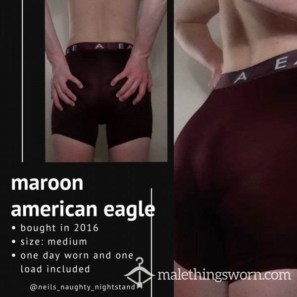 Maroon American Eagle Underwear
