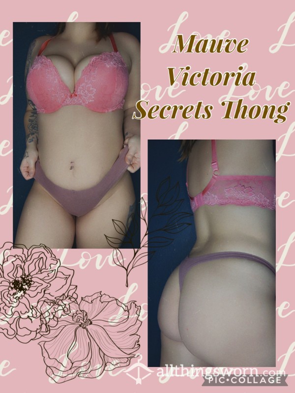 Mauve Victoria Secrets Thong
