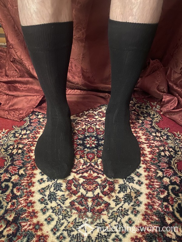 Men’s Black Dress Socks