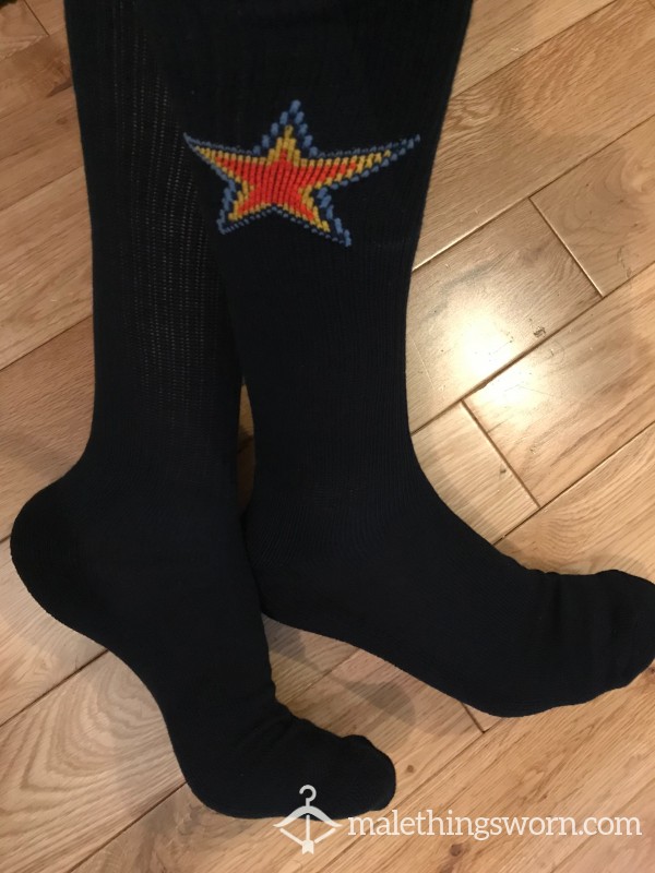 Men's Converse Navy Sports Crew Socks With Star Logo photo