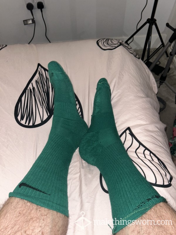 Men’s Dark Green Nike Socks