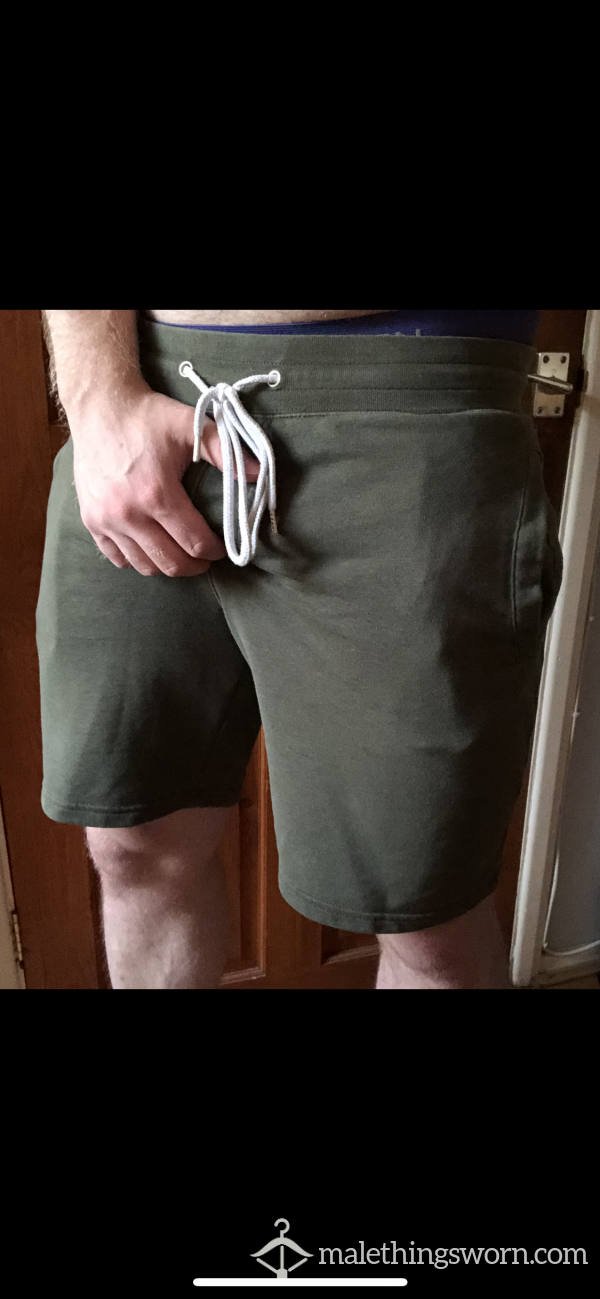 Men’s Green Cotton Summer Shorts