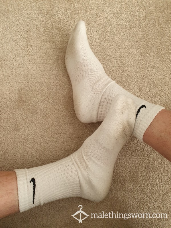 Mens Nike White Socks