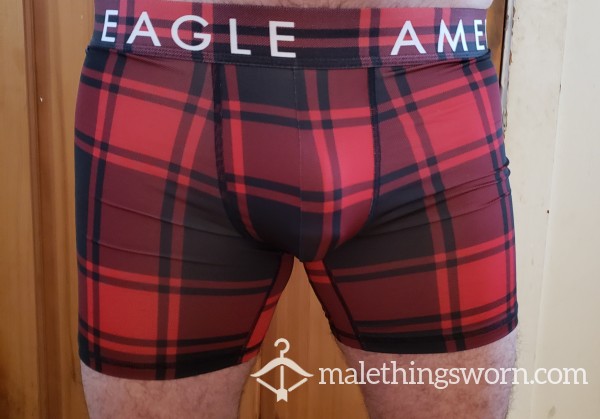 Mens Worn Dirty Sweaty Underwear Flex Boxer Briefs American Eagle Made To Order