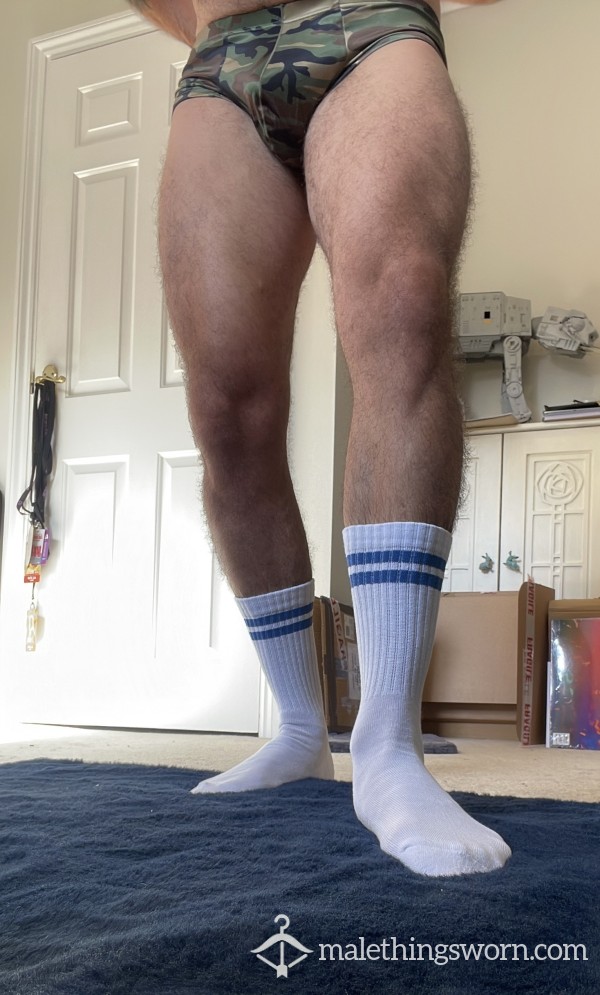 Men’s White Gym Socks