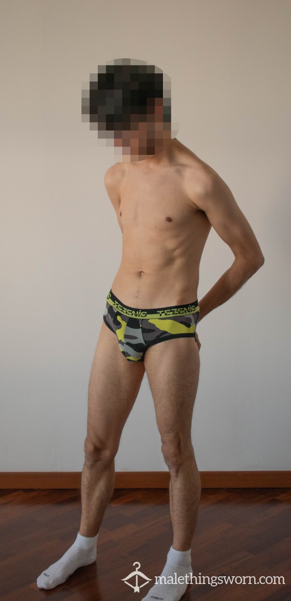 Mimetic Yellow Briefs By Tezenis