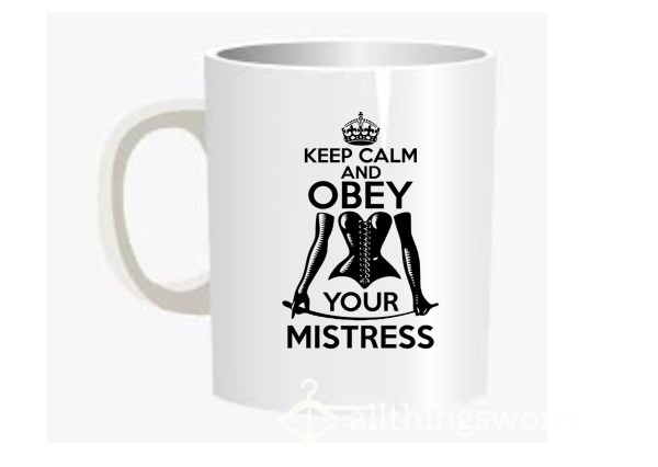 Mistress Mug, Bdsm Gifts, Coffee Mug