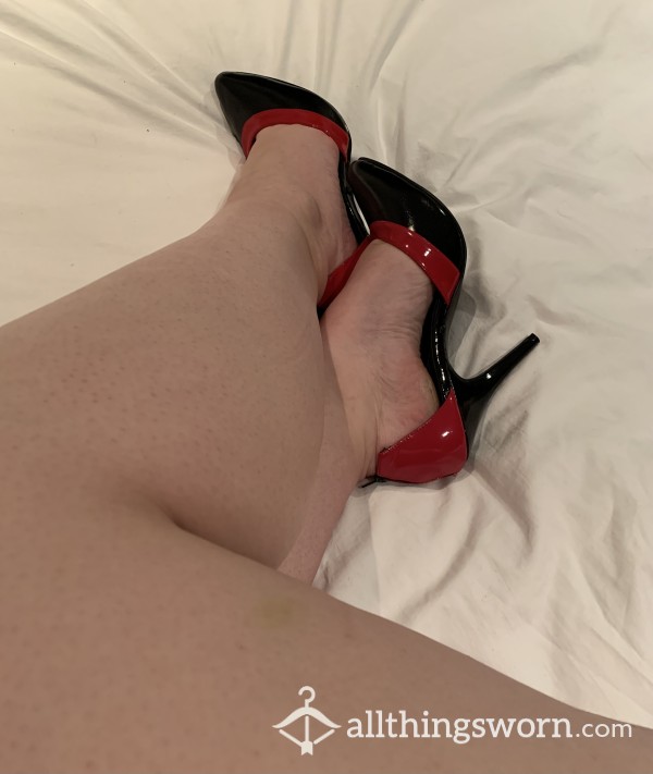 Black And Red Heels