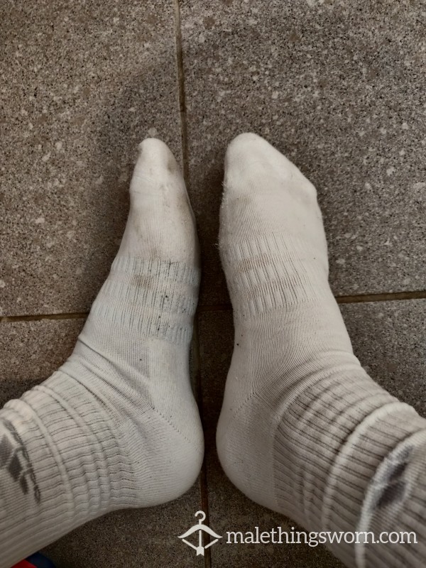 Moist Sweaty And Smelly Socks Used In Gym