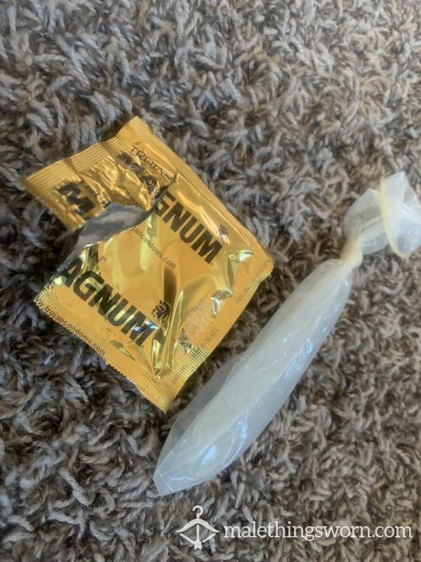 Morning Cum Condom + Magnum Wrapper
