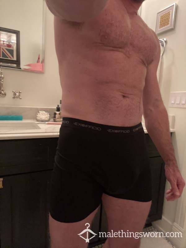 SOLD Musky Straight Dads Black Underwear