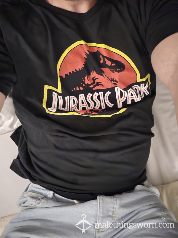 My Couch T-shirt Is Up For Grabs. XXL Jurrasic Park Tee.