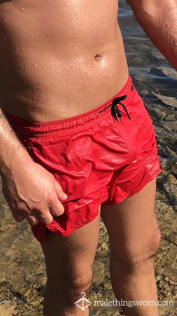 My Favorite Red Swimming Trunks!