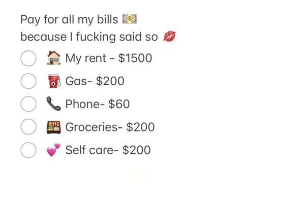My Fucking Bills