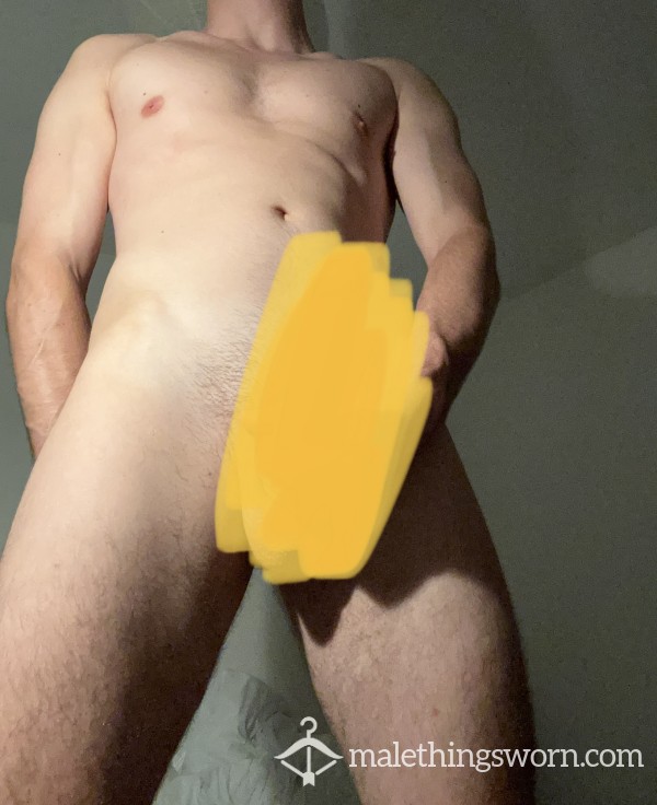 My Hard Cock Ready To Be Swallowed.