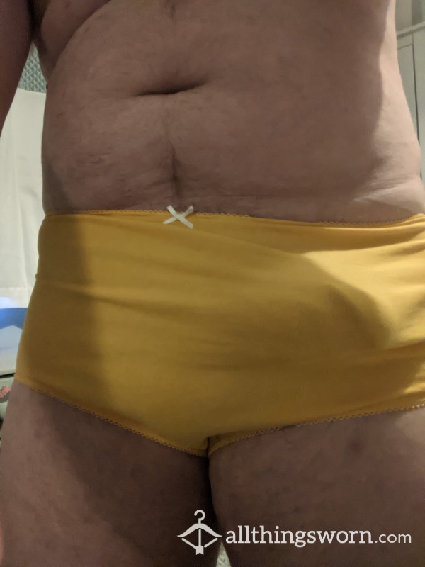 My Scent In Pretty Yellow Panties