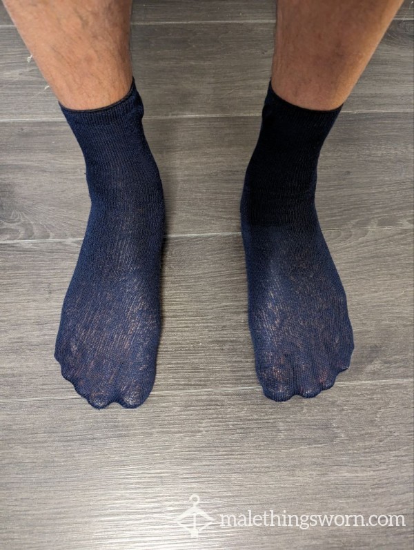 Yogi’s Used Navy Blue Socks photo