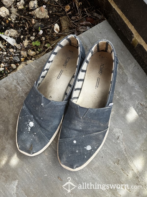 My Worn, Abused, Toms. Videos Of Me Taking Them Off Also Available