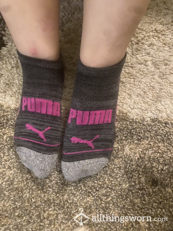 Jazlyn's Worn Puma Socks