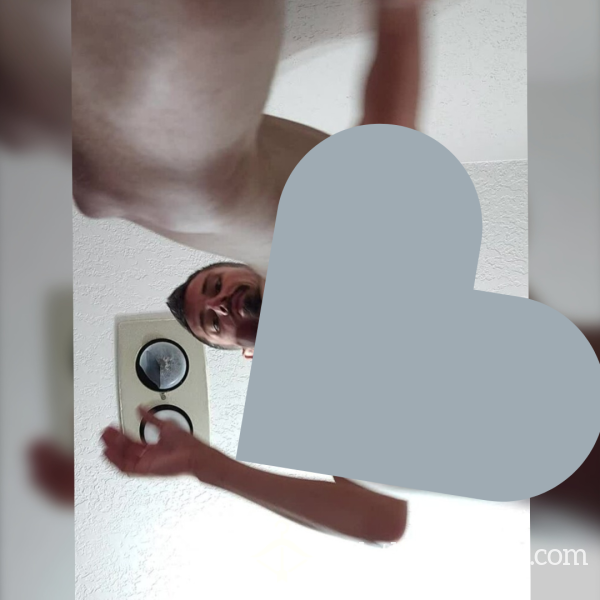 Naked Squats, Directly Over The Camera!