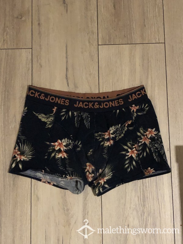 Navy-orange Jack&Jones Underwear (well-worn + Stinky)