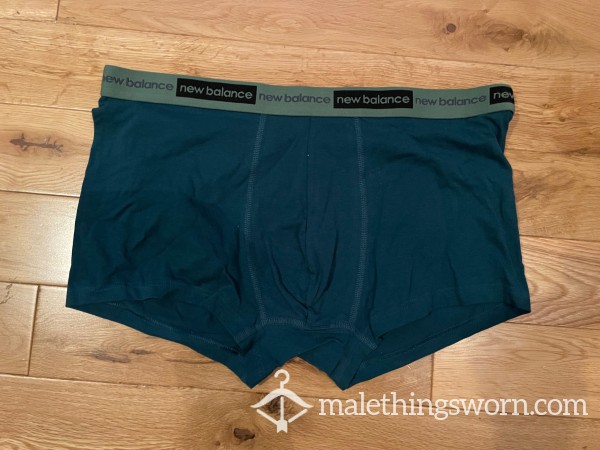 New Balance Blue Boxer Trunks With Logo Waistband (XL) Ready To Be Customised For You!