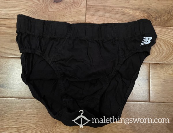 New Balance Performance Black Briefs (M) Ready To Be Customised For You!