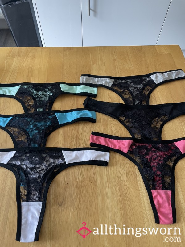 New In Sexy Lace Thongs New Colours 💋❤️🔥