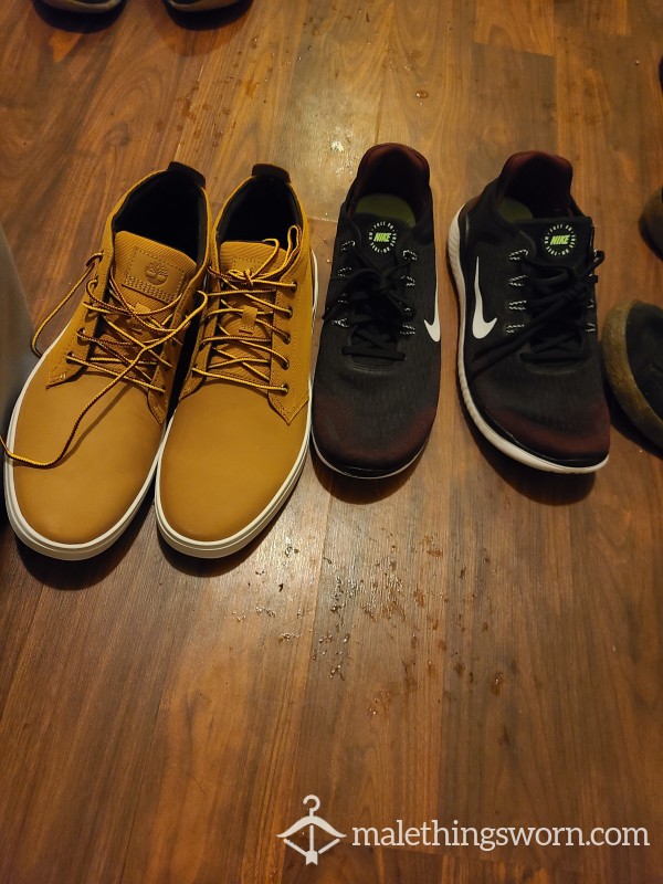 New Tim Shoes And Nike Shoes (price Is Per Pair)