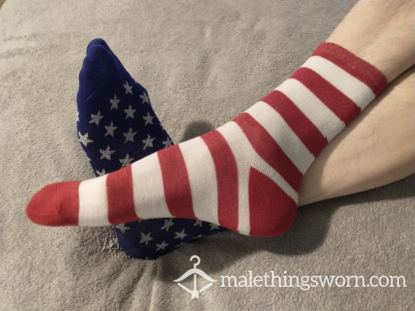 NEW US Flag Socks