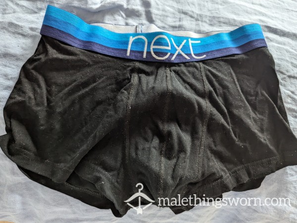 Next Black Cotton Cute Boxer Shorts Worn By Me For 1 Day ;)