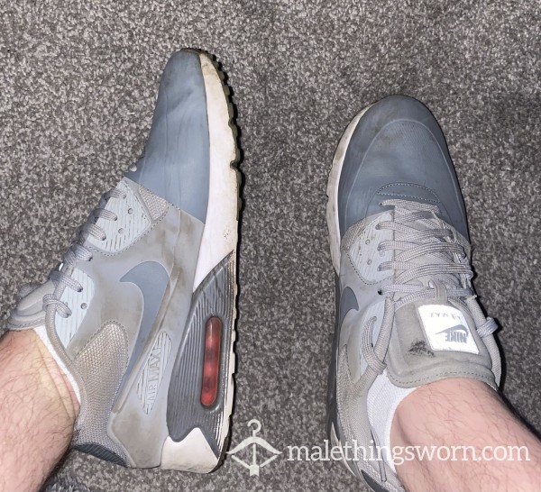 Nike Air Max 90 Grey Trainers Size UK10