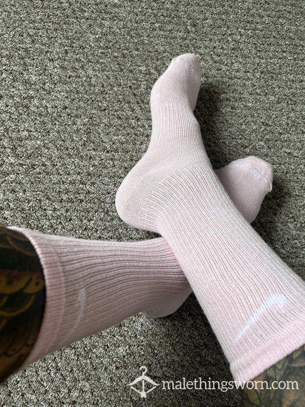 SOLD Nike Crew Socks - Pink